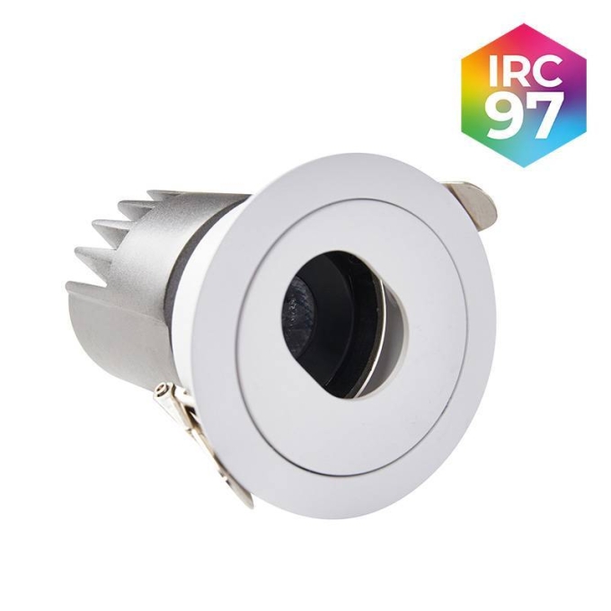 Embutido Nordecor Mayn 7 watts 2700K 24° Branco Ø65x80x55mm IRC97 Bivolt 6508
