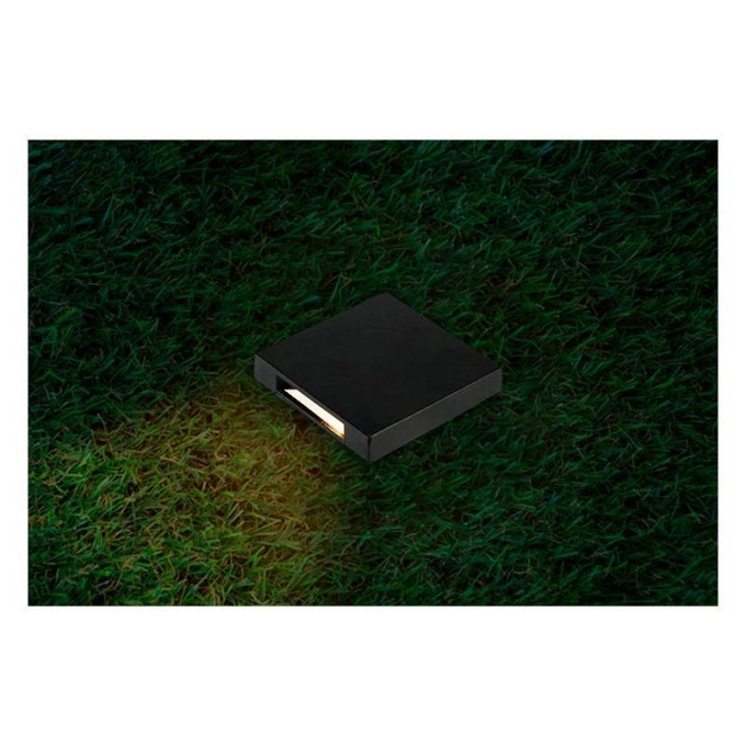 Embutido de Solo Nordecor Eran 0,5 watts IP67 3000K Preto Bivolt 55x55x90mm 6408