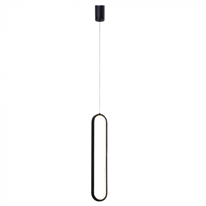 Pendente Sindora 27 watts 3000K Metal Preto e Silicone 600x100mm QD05400