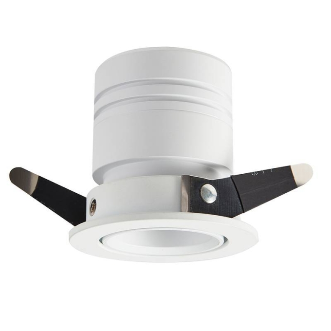 Embutido Nordecor Lun 10 watts 2700K 24° Branco Ø62x55x55mm IRC90 Bivolt 6506