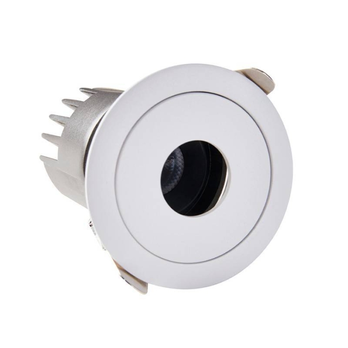 Embutido Nordecor Zaon 7 watts 2700K 24° Branco Ø65x80x55mm IRC97 Bivolt 6512