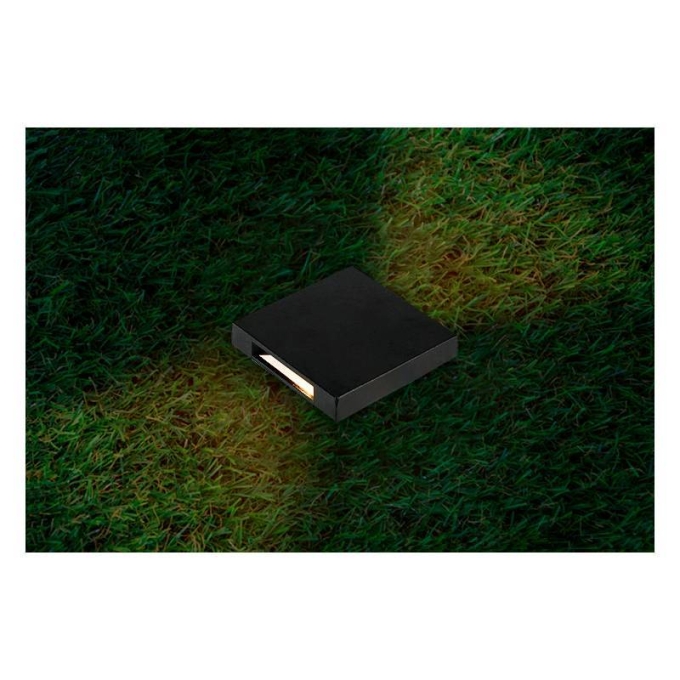 Embutido de Solo Nordecor Eran 1 watts IP67 3000K Preto Bivolt 55x55x90mm 6410
