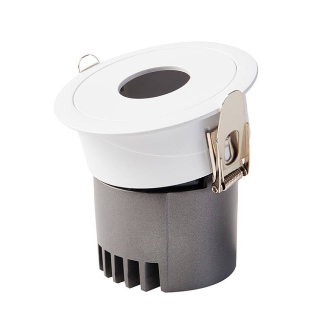 Embutido Nordecor Zaon 10 watts 2700K 24° Branco Ø85x85x75mm IRC97 Bivolt 6514