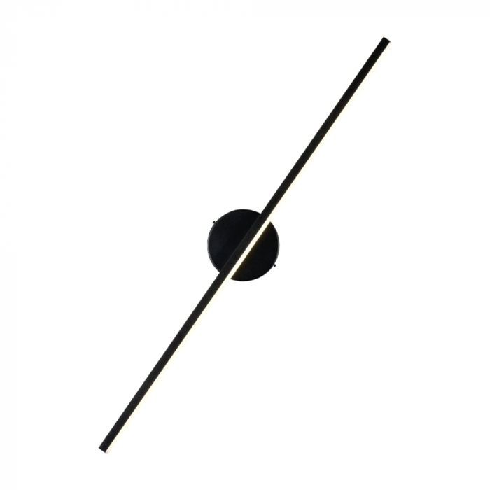 Arandela Sindora 12 watts 3000K Metal Preto e Acrílico 810x120mm DCB015088

