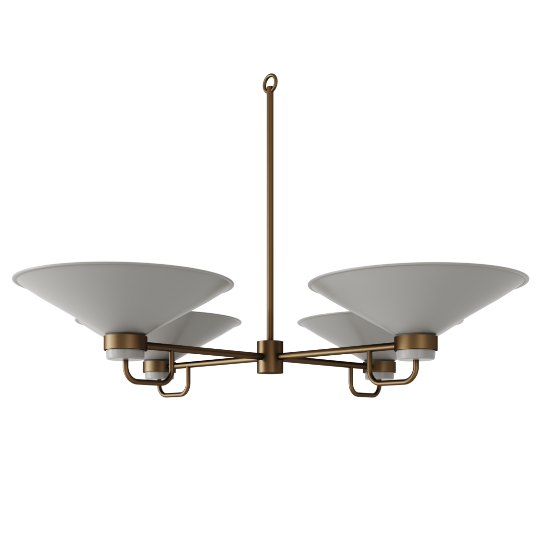 Lustre Foco Metallo Verona Cúpulas Metal 4L E27 Ø1080x590mm LU 420