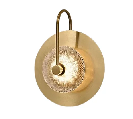 Arandela Sindora Metal Bronze Vidro Transparente 9 watts 3000K 250x300mm DCB04121