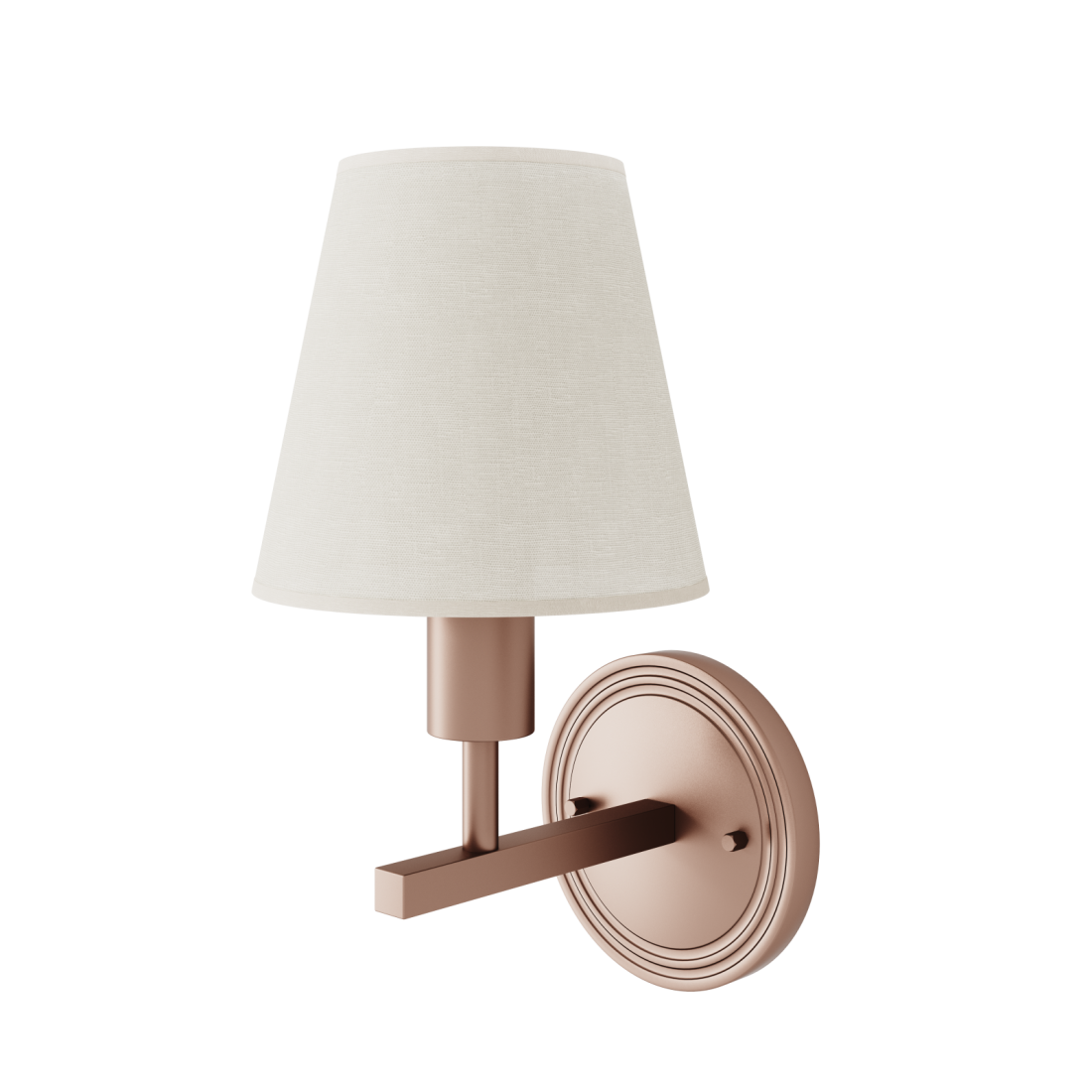 Arandela Foco Metallo Cortona Cúpula Tecido AR133 1L E27 160x200x305mm AR 133