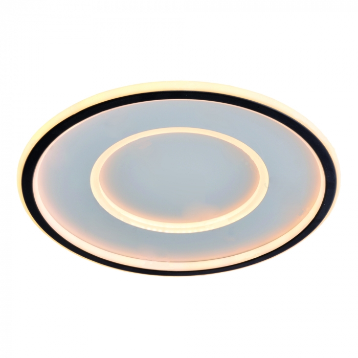 Plafon Sindora 49 watts 3000K Metal Preto Silicone 400mm DCX03123


