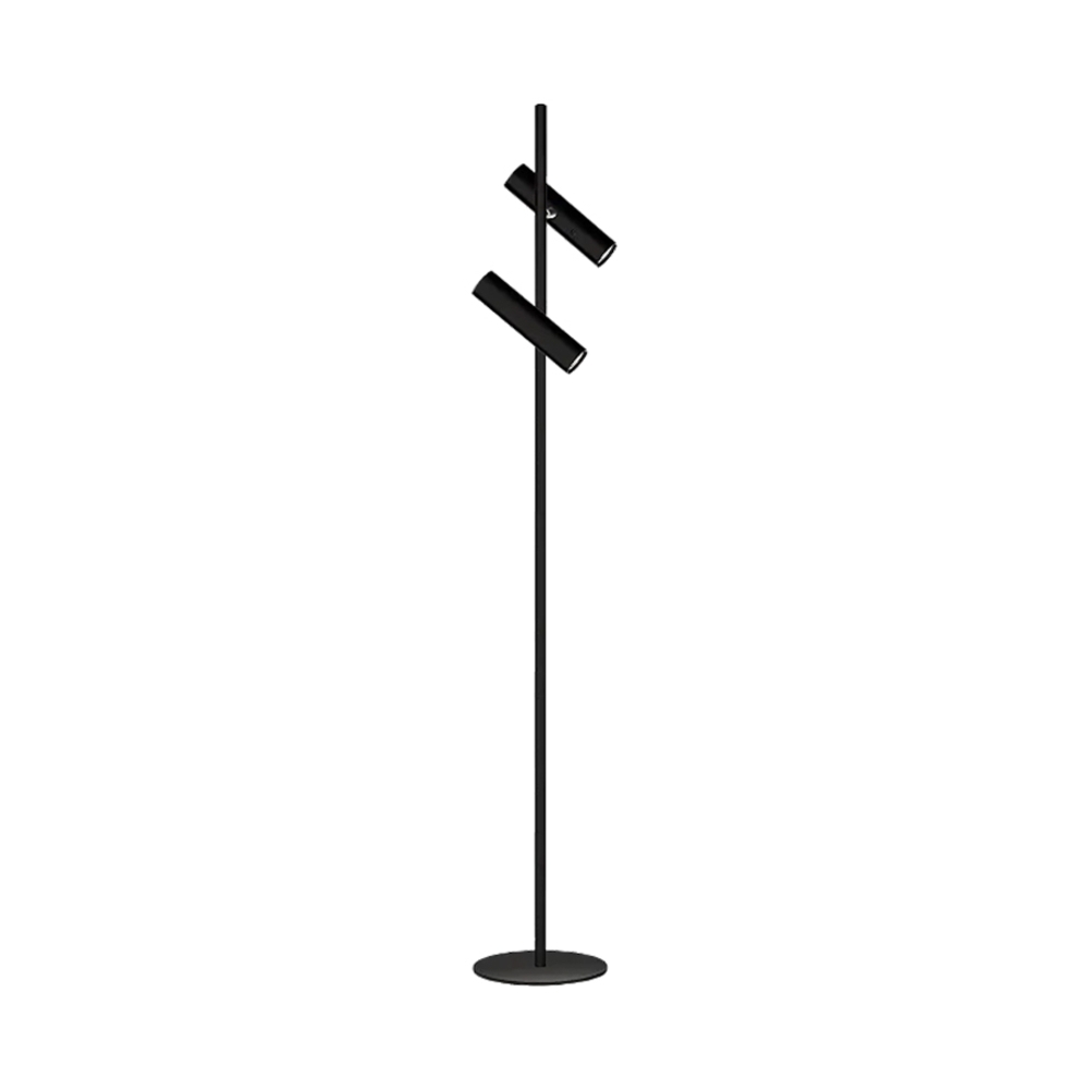 Luminária De Piso Montare Round Slim Dupla Articulada 2L Mini Dicroica MR11 220x200x1400mm 252140