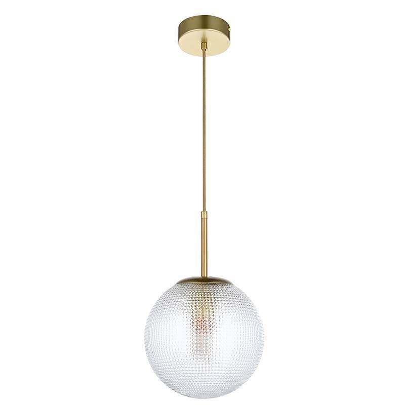 Pendente Nordecor Bodan 1L E27 Ouro Champagne Ø200mm 2912