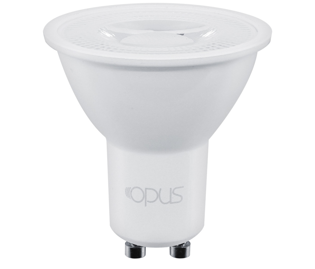 Lâmpada Opus LED Dicróica MR16 6 watts 3000K IRC95 10° Bivolt OPS 86015