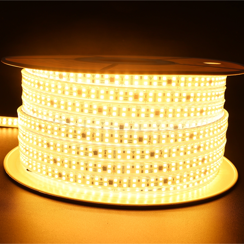 Fita de LED Siliconada Nordecor 16w/mt 240 leds IP65 11mm 220V 2700K (Rolo 50 metros) 7260