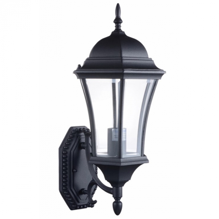 Arandela Biancoluce  Lyon Alumínio Injetado e Vidro Transp 1L E27 250x205x480mm AC211P-P