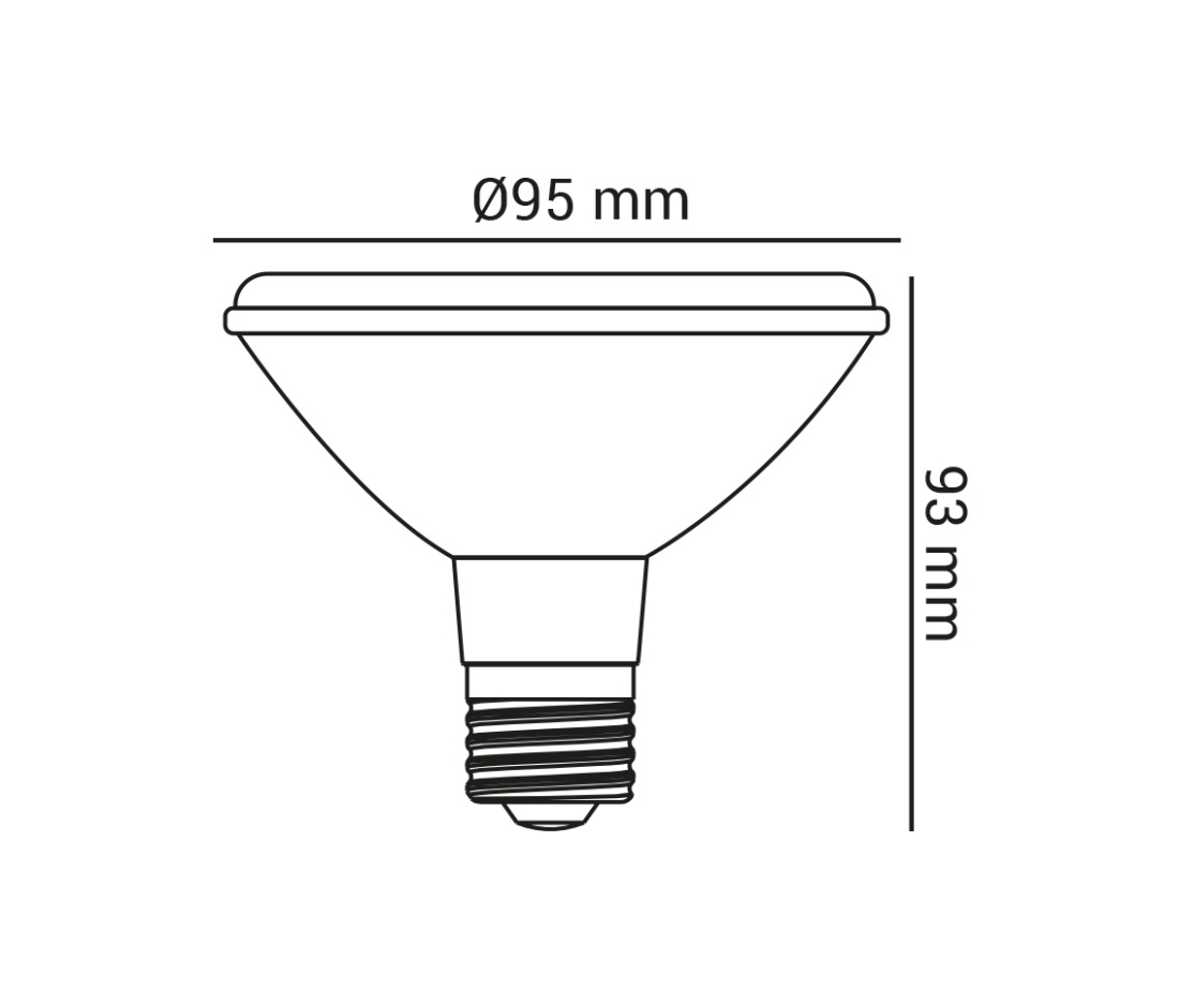 Lâmpada Opus LED PAR30 10 watts IRC95 IP65 4000K 30° Bivolt OPS 85100