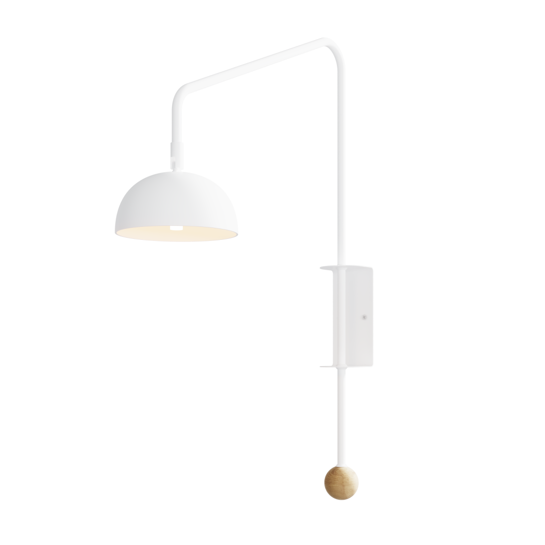 Arandela Foco Metallo Articulada Teodoro Plug Externo 1L G9 Metal 150x456x694mm AR 145
