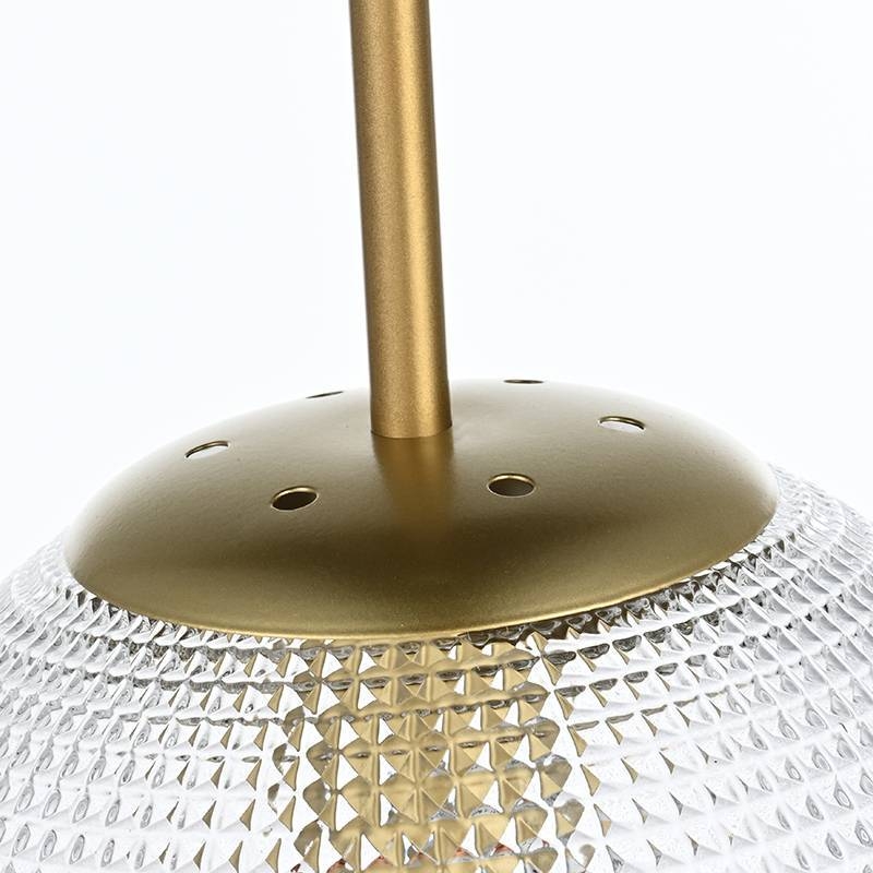 Pendente Nordecor Bodan 1L E27 Ouro Champagne Ø200mm 2912