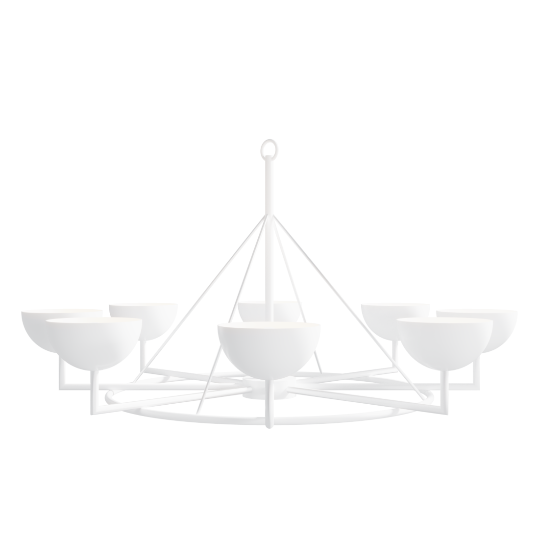 Lustre Foco Metallo Savana 8L G9 Ø930x485mm LU 430/8