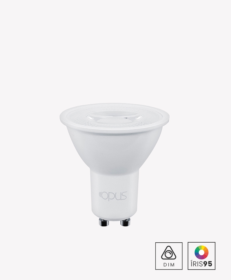 Lâmpada Opus LED Dicróica MR16 IRC95 Dimerizável 127V 7 watts 2700K 38° OPS 85988