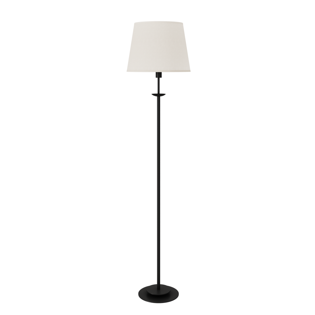 Coluna Foco Metallo Riviera Cúpula Tecido 1L E27 Ø400x1683mm CO 304