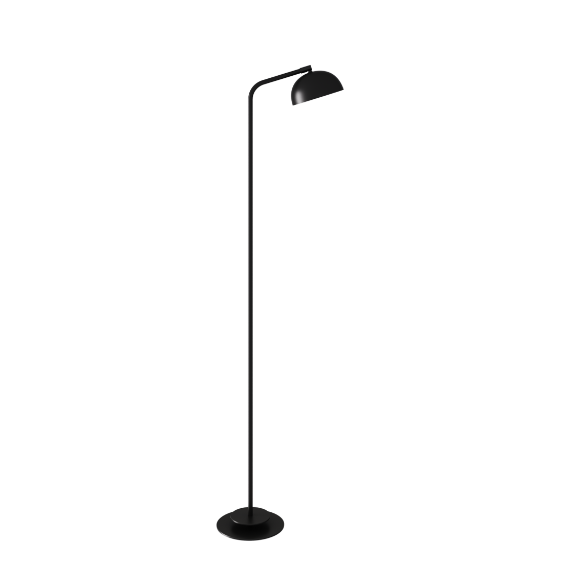 Coluna Foco Metallo Articulada Teodoro 1L G9 150x356x1287mm CO 319