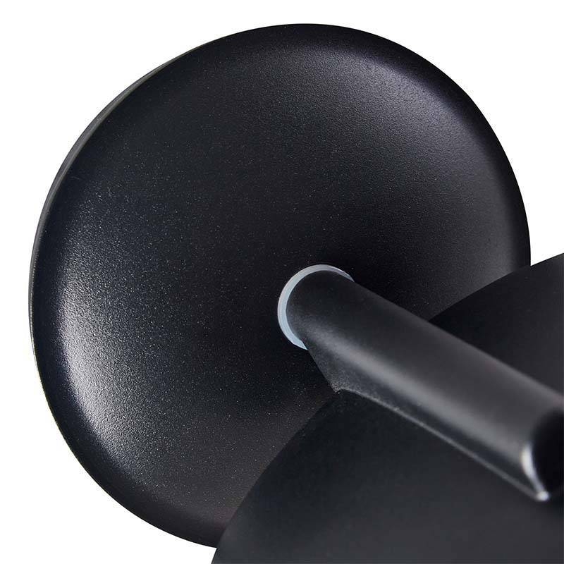Arandela Nordecor Pyana 10 watts 3000K Preto IP65 Ø160x200mm 2856