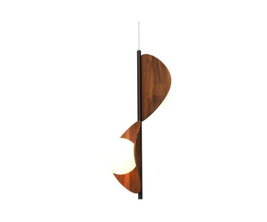 Pendente Fox Lustres Madeira Madame 2L E27 650x300x330mm 1306