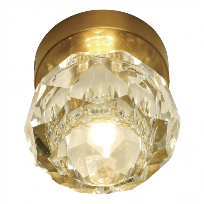 Arandela Sindora Metal Bronze e Cristal 1L G9 110x130mm DCB02180