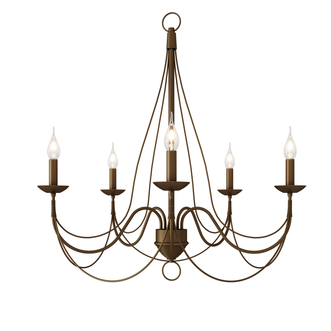 Lustre Foco Metallo Aro 5L E14 Ø809x875mm LU 402