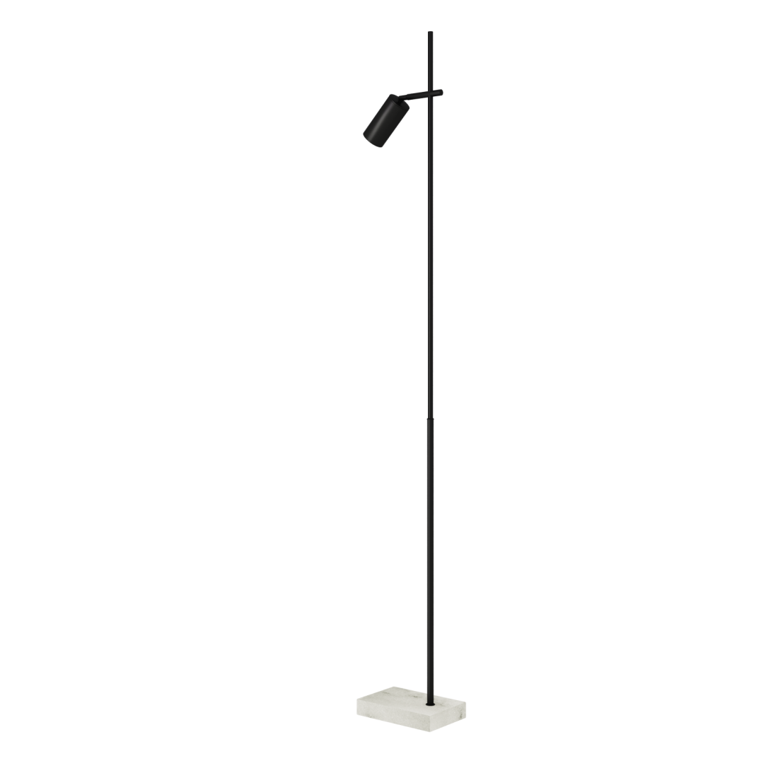 Coluna Foco Metallo Articulada com Base de Mármore Vasto 1L GU10 1695mm CO 318