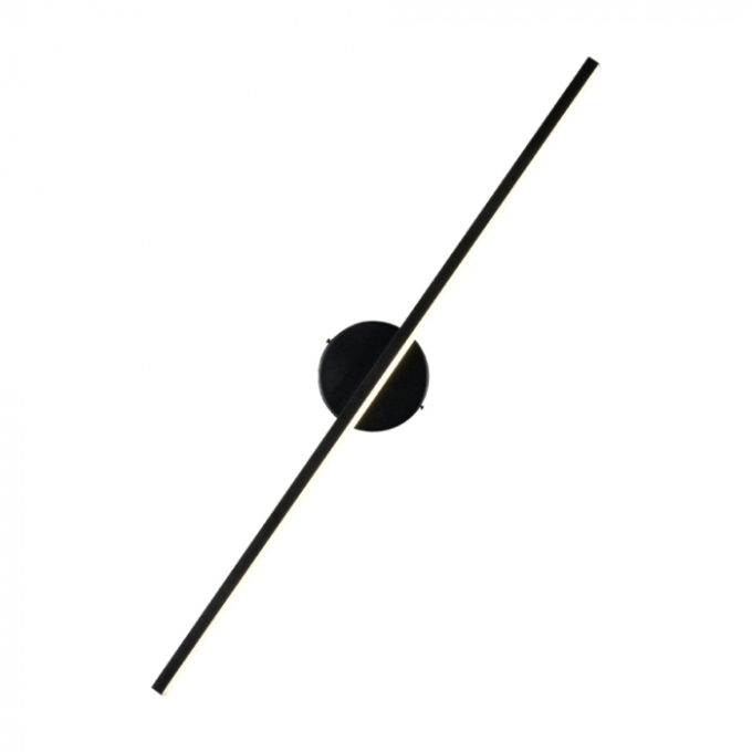 Arandela Sindora 12 watts 3000K Metal Preto e Acrílico 810x120mm DCB015088


