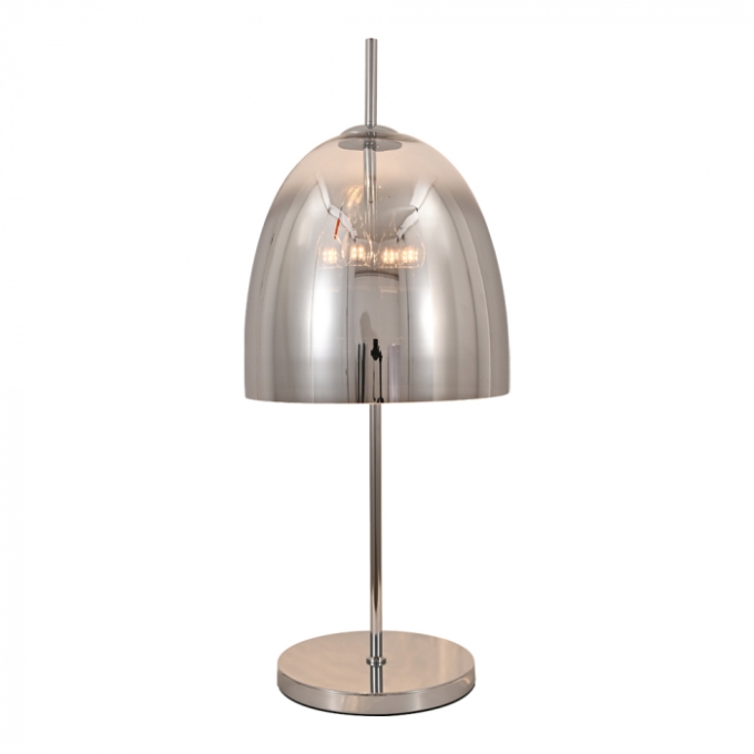Abajur Sindora 4L E14 Bivolt Metal Cromado e Vidro Cromado 330x800mm DCT04103