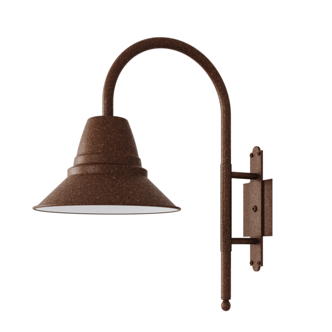 Luminária de Jardim Foco Metallo Cúpula Metal 1L E27 Ø310mm J 002/31