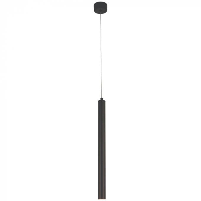 Pendente Sindora 5 watts 3000K Metal Preto e Acrílico Ø32x400mm QD05154