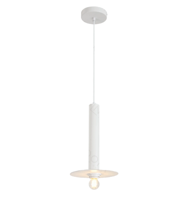 Pendente Sindora 1L E27 Metal Branco Ø200x310mm DCD04099