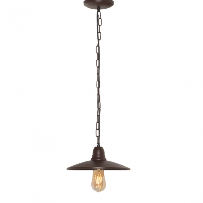 Pendente Biancoluce Chapéu Aberto (Sem Grade) Factory
Alumínio Marrom Corten 1L E27 Ø250mm AE35