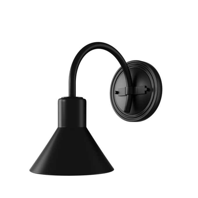 Luminária de Jardim Foco Metallo Piccola Cúpula Metal 1L E27 150x255x235mm J 005