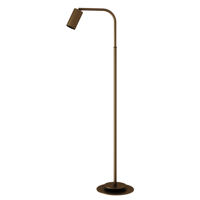 Coluna Foco Metallo Bari Articulada 1L GU10 250x385x1250mm CO 315