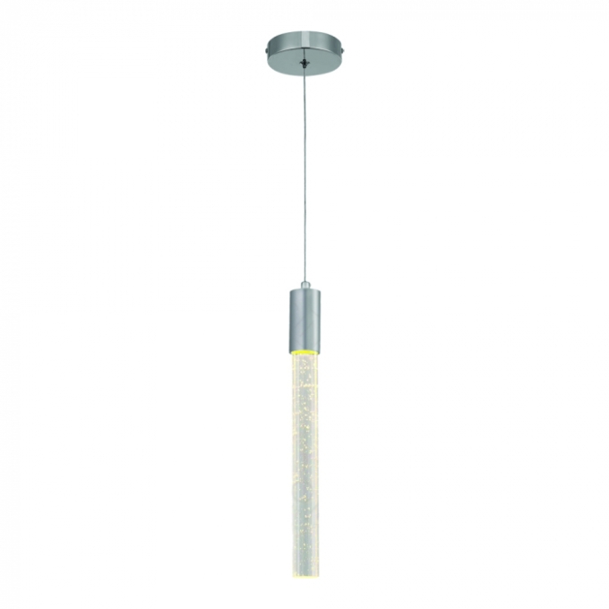 Pendente Sindora Metal Cromado e Cristal 5 watts 35x360mm QD05125