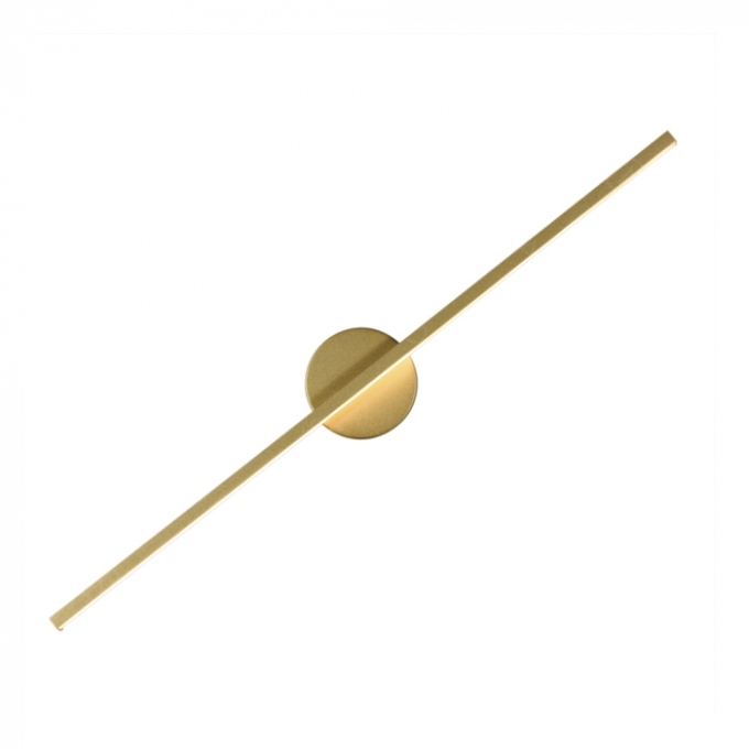 Arandela Sindora 12 watts 3000K Metal Dourado e Acrílico 810x120mm DCB015087


