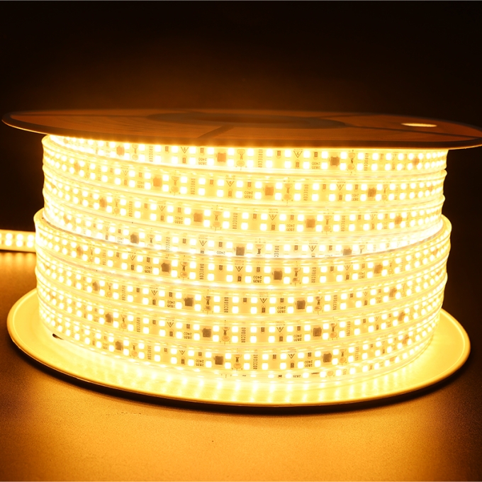 Fita de LED Siliconada Nordecor 16w/mt 240 leds IP65 11mm 220V 2700K (Rolo 50 metros) 7260