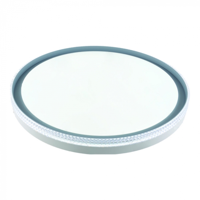 Plafon Sindora 60 watts 3000K 4500K 6500K Metal Cinza e Acrílico 400mm DCX02312

