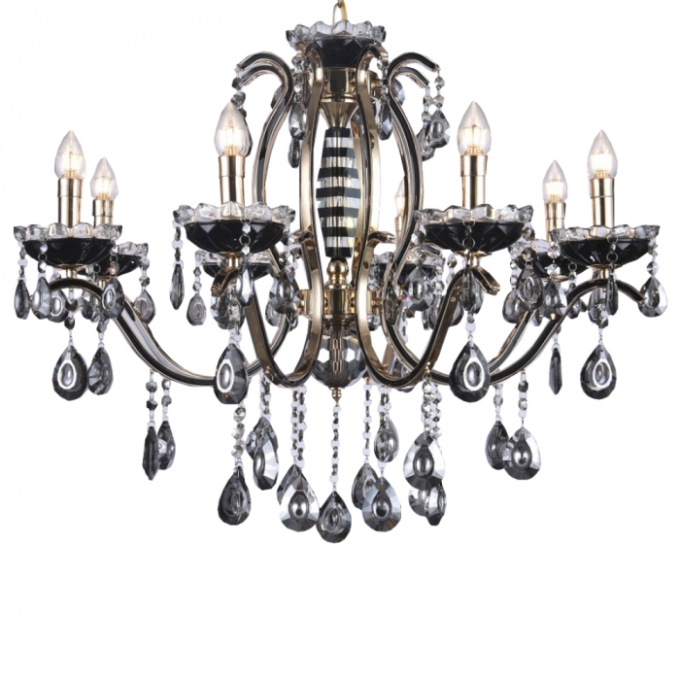 Pendente Sindora Metal e Cristal 5L E14 750x700mm DCD00481-8