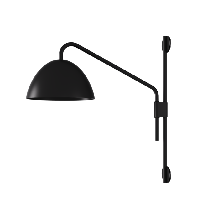 Arandela Foco Metallo Andria Articulada com Rabicho 1L E27 Ø215x465x506mm AR 128