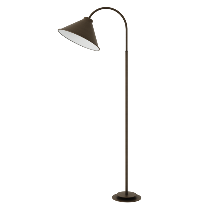 Coluna Foco Metallo Campo Articulada Cúpula Metal 1L E27 CO 301
