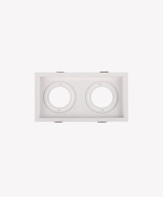 Spot Embutido Duplo Recuado Opus LED 2L Par20 E27 Branco 245x134x37mm OPS 82420