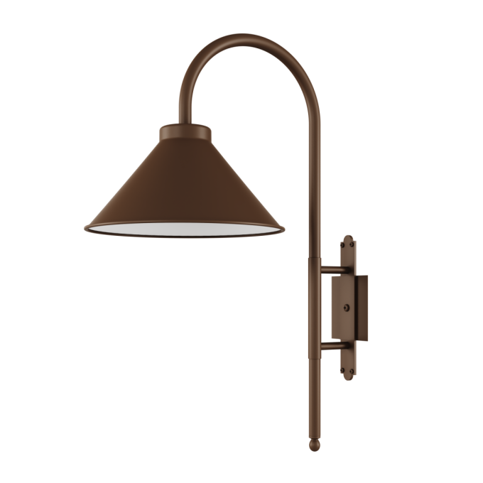 Luminária de Jardim Foco Metallo Giardino Cúpula Metal 1L E27 Ø260mm J 001/26