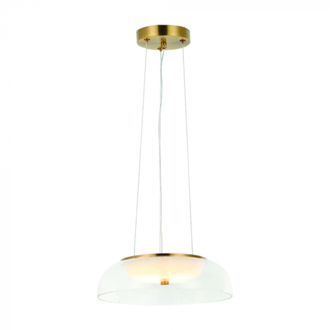Pendente Sindora 18 watts 3000K Metal Bronze e Vidro Transparente 280x80mm DCD04069