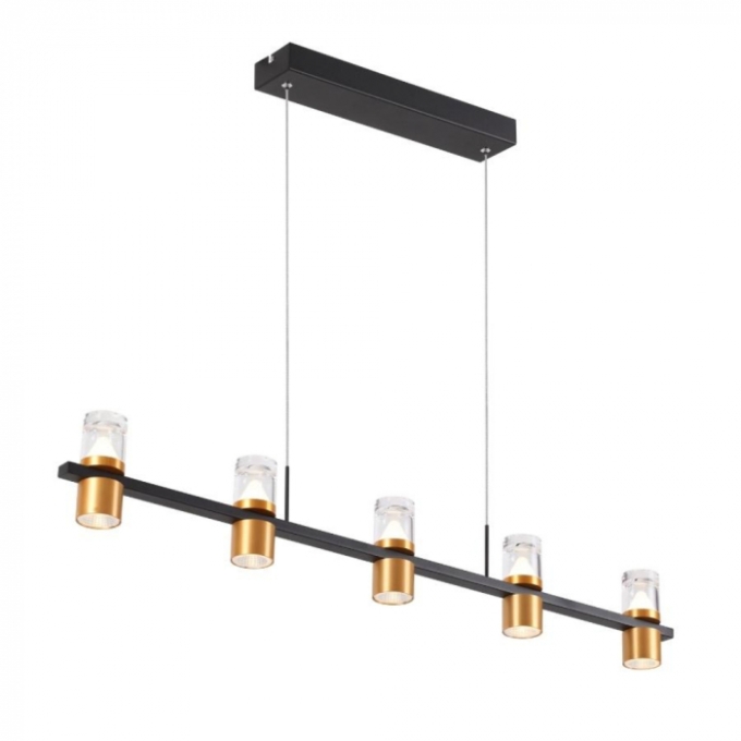 Pendente Sindora 30 watts 3000K Metal Dourado e Acrílico 1000x80mm DCD01193