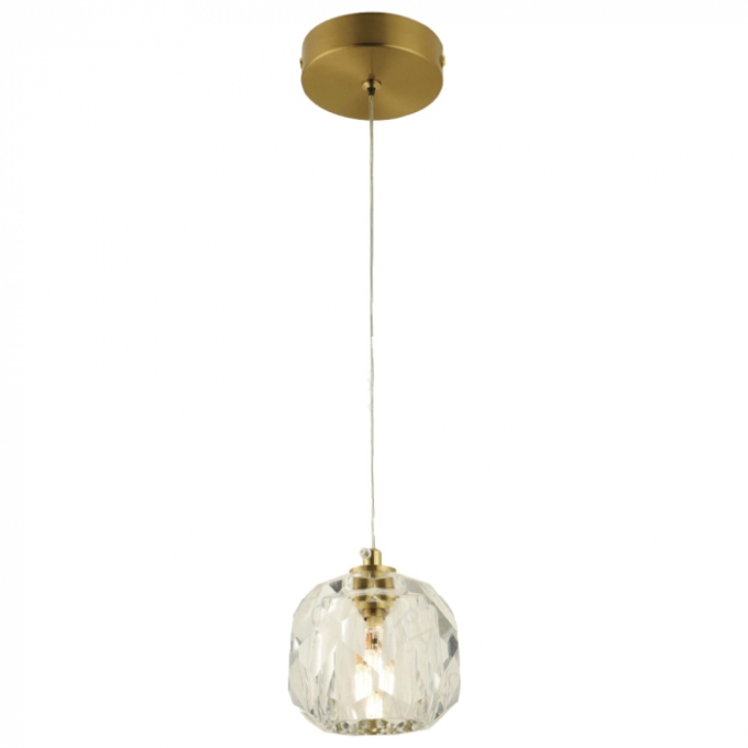 Pendente Sindora Metal Bronze Cristal 1L G9 110x110mm QD05130
