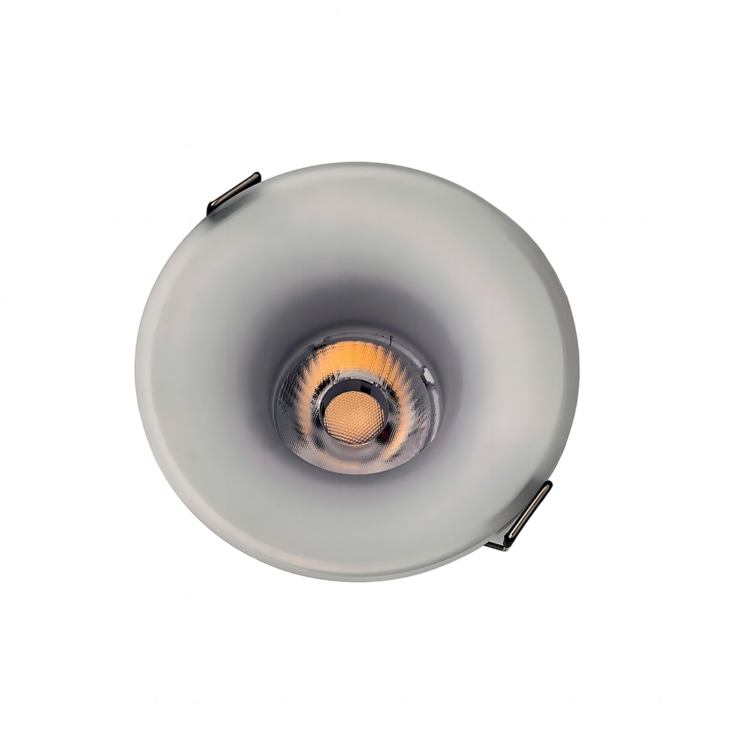Embutido Nordecor Eton 7 watts 3000K IP20 Branco IRC90 Bivolt Ø100x68x80mm 6548